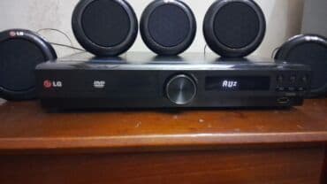 аудио ресивер: Musigi mərkəzi LG 5,1 resiver Aux, Usb,Fm radio,Dvd cd mp3 6 dənə — 2