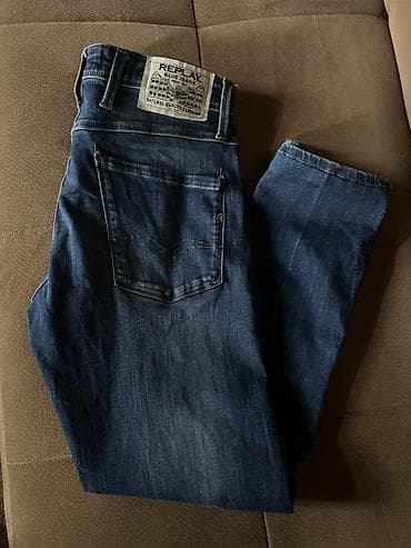 cins jaket: Replay Blue Jeans kişi cins şalvarı 100% original tazadan farglanmir — 1