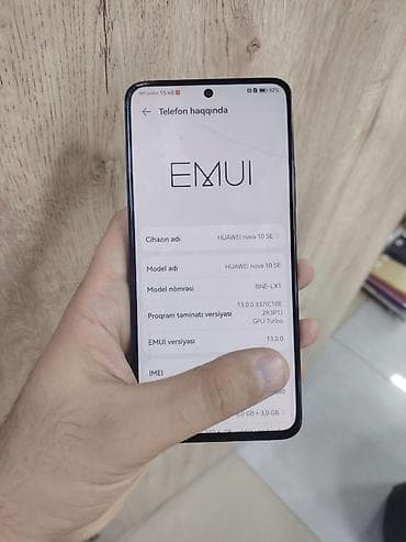 redmi note 15c: Huawei Nova 10 SE, 128 GB, rəng - Qara, Barmaq izi — 5