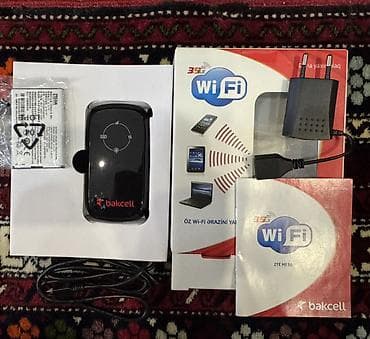 data kart limitsiz internet: Bakcell ZTE MF30 3.5G Wi‑Fi MiFi router - 3.5G mobil şəbəkə üzərindən — 2