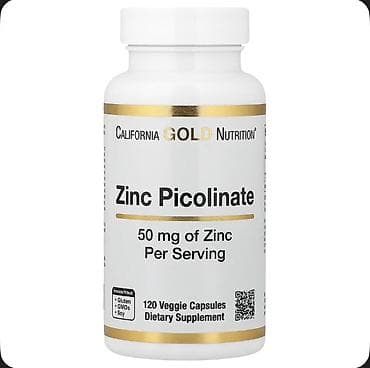 Məhsul: California Gold Nutrition – Zinc Picolinate - Tərkib: Sink