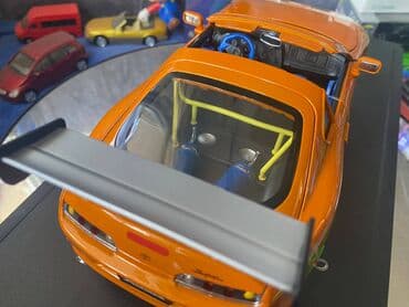 metbex tavan modelleri: Коллекционная модель Toyota Supra A80 Orange 1995 Jada Toys Art — 18