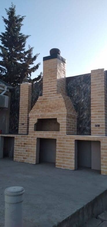 ремонт микроволновки: Manqal, kamin, fasad və s. işləri. Все виды ремонтно-строительных — 1