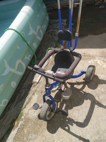 yığılan velosipedlər: İşlənmiş Üç təkərli Uşaq velosipedi Stels, 12", Pulsuz çatdırılma, Ünvandan götürmə — 2