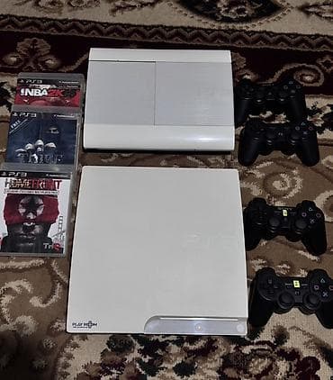 Playstation 3 super slim +77 oyun Playstation 3 Slim 11 oyun+ 3 oyun — 1