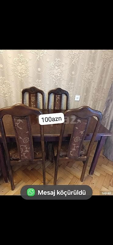İşlənmiş, 6 stul — 1