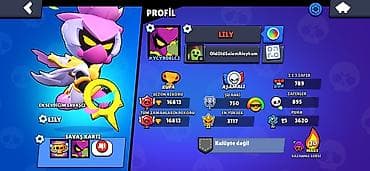 10 sabo: Brawl Stars hesabı – yüksək inkişaf etdirilmiş profil - Kupa: 16 808 — 2