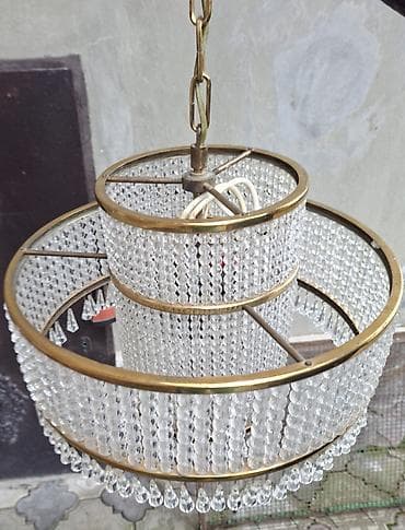 Digər ev dekoru: Çılçıraq, 3 lampa, Xrustal — 4