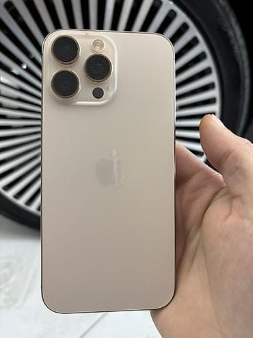 ıphon: IPhone 16 Pro Max, 256 GB, Desert Titanium, Zəmanət, Simsiz şarj, Face ID — 4
