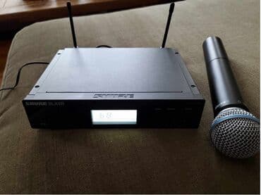 şunurlu mikrafon: Беспроводные (Bluetooth) Микрофон Shure — 10