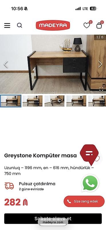 stul stollar: Düz masa, Stulsuz, Polkasız, Siyirməli, Metal — 3