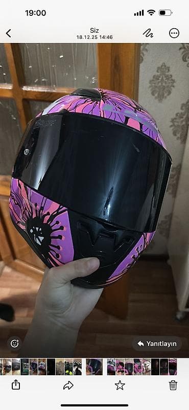 tufan m: LS2 integral motosiklet dəbilqəsi – Flower grafikalı Xüsusiyyətlər: - — 1