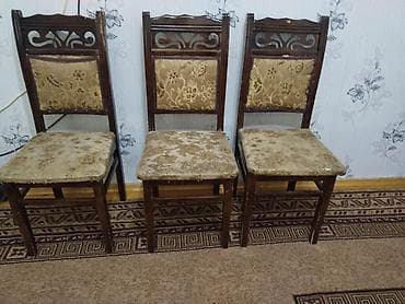 stol oturacaq: Qonaq otağı üçün, İşlənmiş, Açılmayan, Dördbucaq masa — 1