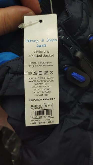 детская парка: Детская куртка.
Harvey & Jones Junior. 
10-11 year's — 8