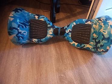 Elektrik nəqliyyatı: Mavi kamuflyaj dizaynlı giroskuter/hoverboard. - Tətbiq sahəsi: şəhər — 1