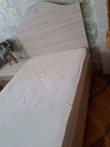 Məişət məhsulları: Təknəfərlik çarpayı, Bazasız, Matras ilə, Siyirməsiz — 2