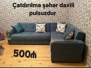 pufik divan: Künc divan, Yeni, Parça, Şəhərdaxili pulsuz çatdırılma — 1
