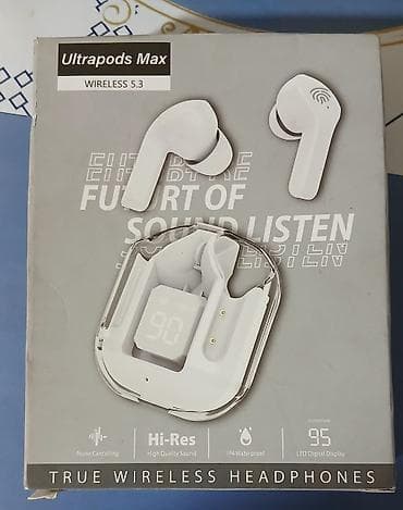 Karaoke: Simsiz (Bluetooth) Qulaqcıqlar, rəng - Ağ — 1