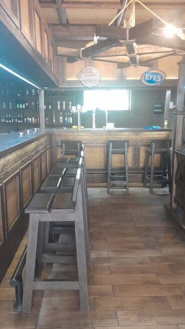 барные столы и стулья: Skameykalar ilə, Dördbucaq masa — 4