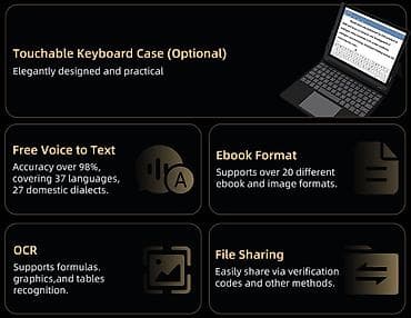 rimalikan tablet: Ultra-nazik Rəngli E-Ink Ağıllı Planşet - Dimensity 900 çipseti - — 3