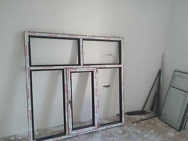 padval qapisi: Razilasma yoluyla.Məhsul: Pimapen S70 profilindən PVC pəncərə və qapı — 6