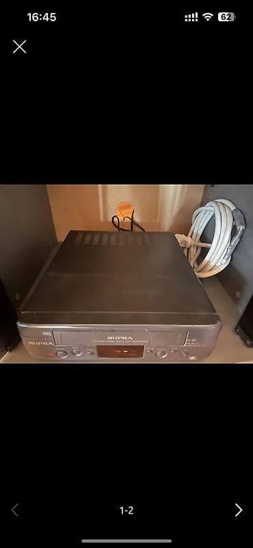 maqnitofon: SUPRA VHS video maqnitofonu – model SV-95R Xüsusiyyətlər: - VHS — 1