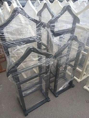 konstruksiya: Taxta paltar asılqanı/valet stendi - Material: tam ağacdan — 10