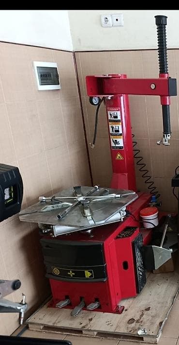 Təkər söküb-taxma aparatı + hava kompressoru komplekti - Rəng