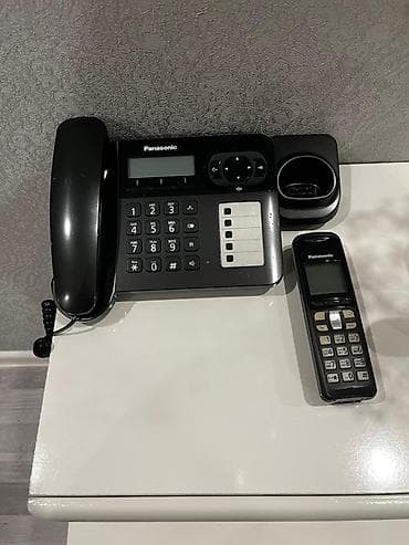 duymeli telefonlar: Stasionar telefon Panasonic, Simli — 2