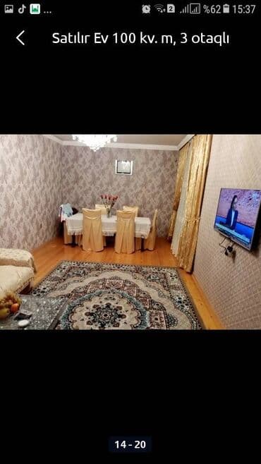 20 yanvarda 2 otaqli evler: 3 otaqlı, 100 kv. m, Yeni təmirli — 2