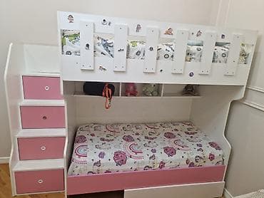 tekstil: Oğlan və qız üçün, İşlənmiş, Çarpayı, Matras ilə, Siyirməli, Laminat — 9