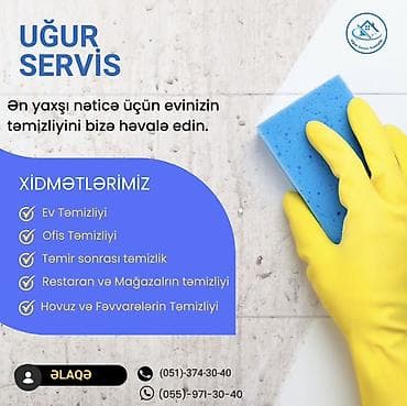 ucuz ev temiri: Uğur Servis Təmizlik – peşəkar təmizlik xidmətləri Xidmətlər: - Ev — 3