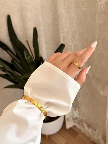 Cartier– qolbaq və üzük - Minimalist dizayn: hamar səth, dairəvi — 1