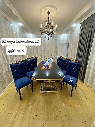 stol miz: Yeni, 6 stul — 1