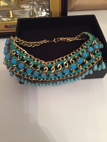 boyunbağı gumuş: Bjuteriya kolye Amerikadan alinıb istifade olunmayib — 1