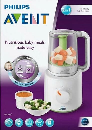 Avent Philips, blender və parovarka-buxarda biwirmek üçün. Öz qiyməti