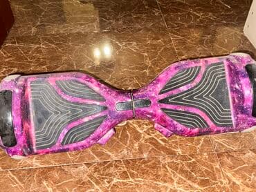 hoverboard qiymətləri: Hoverboard / Giroskuter – Qalaktika dizaynlı - Korpus: bənövşəyi — 2