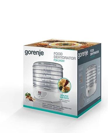 Meyvə və tərəvəz qurudan aparat Gorenje, 5 bölməli, Yeni — 1