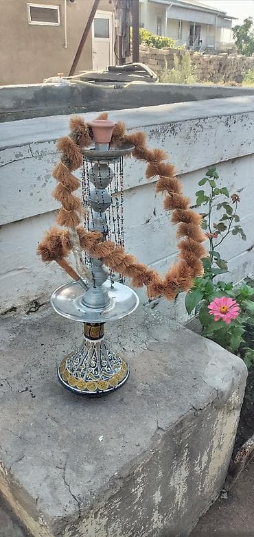 a klas: Nargilə dəsti - Klassik dizaynlı, keramika kasalı nargilə - Metal — 4