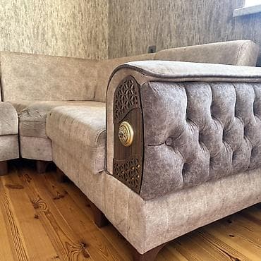 künc divanlar 2022: Künc divanı – klassik-modern dizayn - Forma: L-şəkilli künc divan — 3