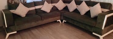 Künc divan dəsti - L‑şəkilli, geniş oturacaq sahəsi və rahat arxa