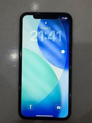 ipod classic 7: IPhone 11, 128 GB, Ağ, Simsiz şarj, Face ID — 2