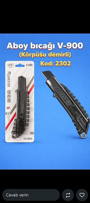 Aboy bıçağı V-900 (körpüsü dəmirli) – Kod: 2302 - Marka: RunXin (RX)