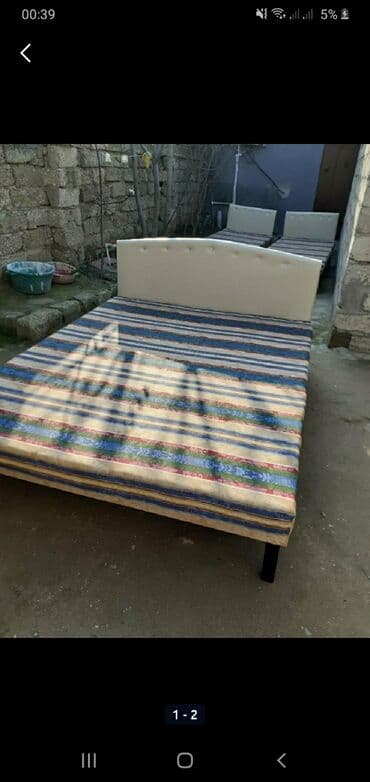 Çarpayı təzə 1 nəfərlik 60 manat 2 nəfərlik 110 manat Çatdırılma var