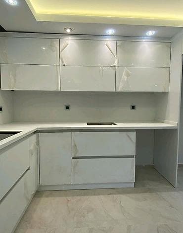 kuxna bebeli: Sifarişlə mətbəx dəsti, Özü çəkən petlələr, Mat laminat, Kredit yoxdur, Pulsuz çatdırılma — 2