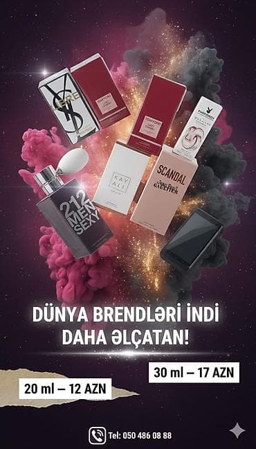 Brend ətir nümunələri – dünya məşhurlarının populyar kompozisiyaları