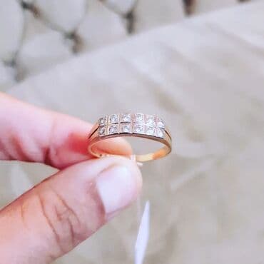 qaş sabitləyici: Toy, Üzük, Sarı qızıl, 585 Əyar — 5