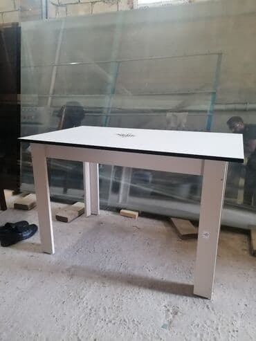 metbex ucun masa: Кухонный стол, Новый, Нераскладной, Ламинат, Прямоугольный стол — 16