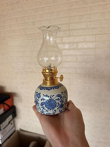 İdman və hobbi: Yenidir keramika dır, Yağ lampası – dekorativ porcelan gövdəli, şüşə — 3