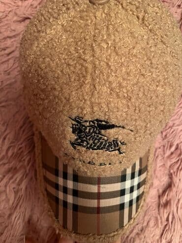 купить кепку в баку: Kepka, Burberry, One size, rəng - Bej — 2